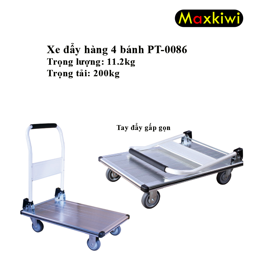 Xe đẩy hàng 4 bánh PT-006