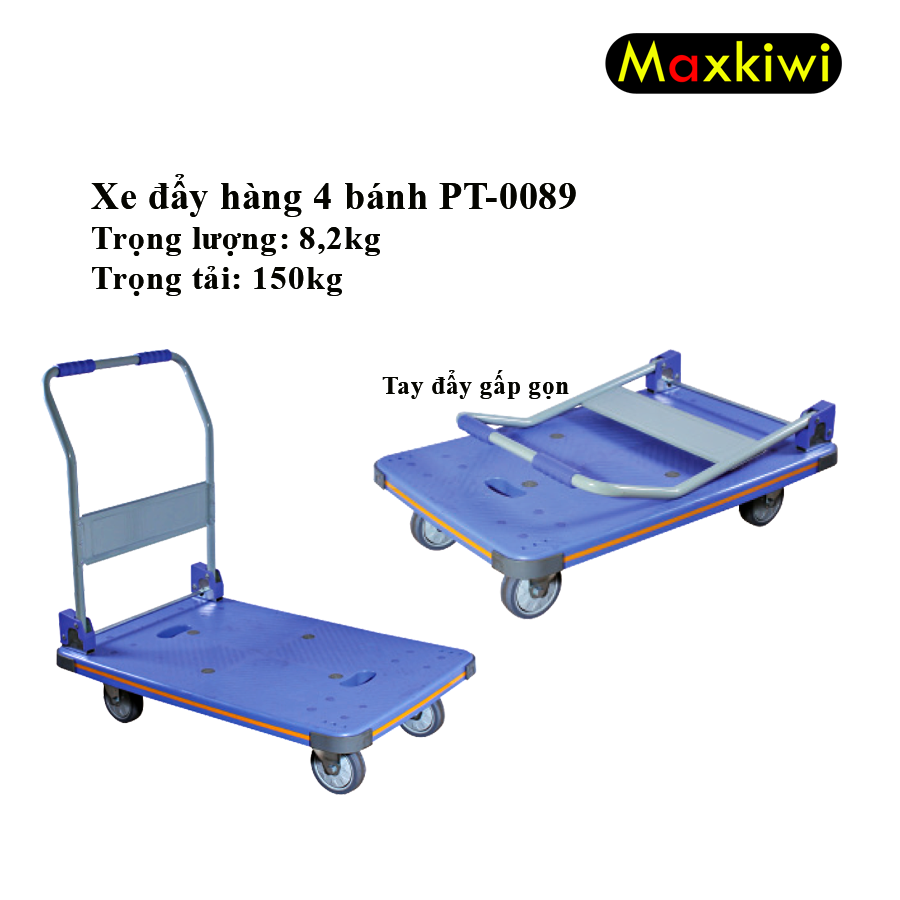 Xe đẩy hàng 4 bánh PT-0089