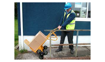 xe đẩy hàng bánh hơi