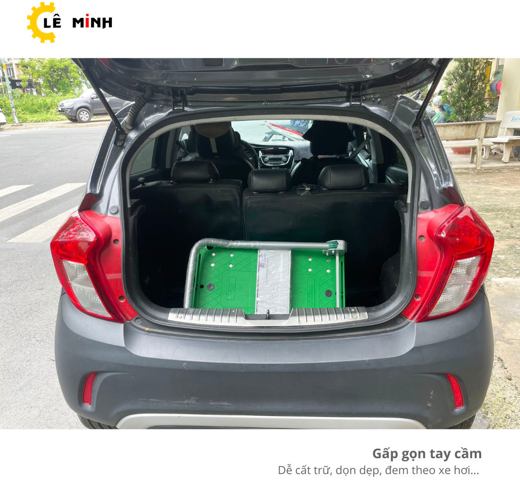 Sàn Gáp gọn tay đẩy khi không sử dụng