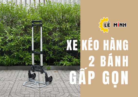 Xe kéo hàng 2 bánh gấp gọn